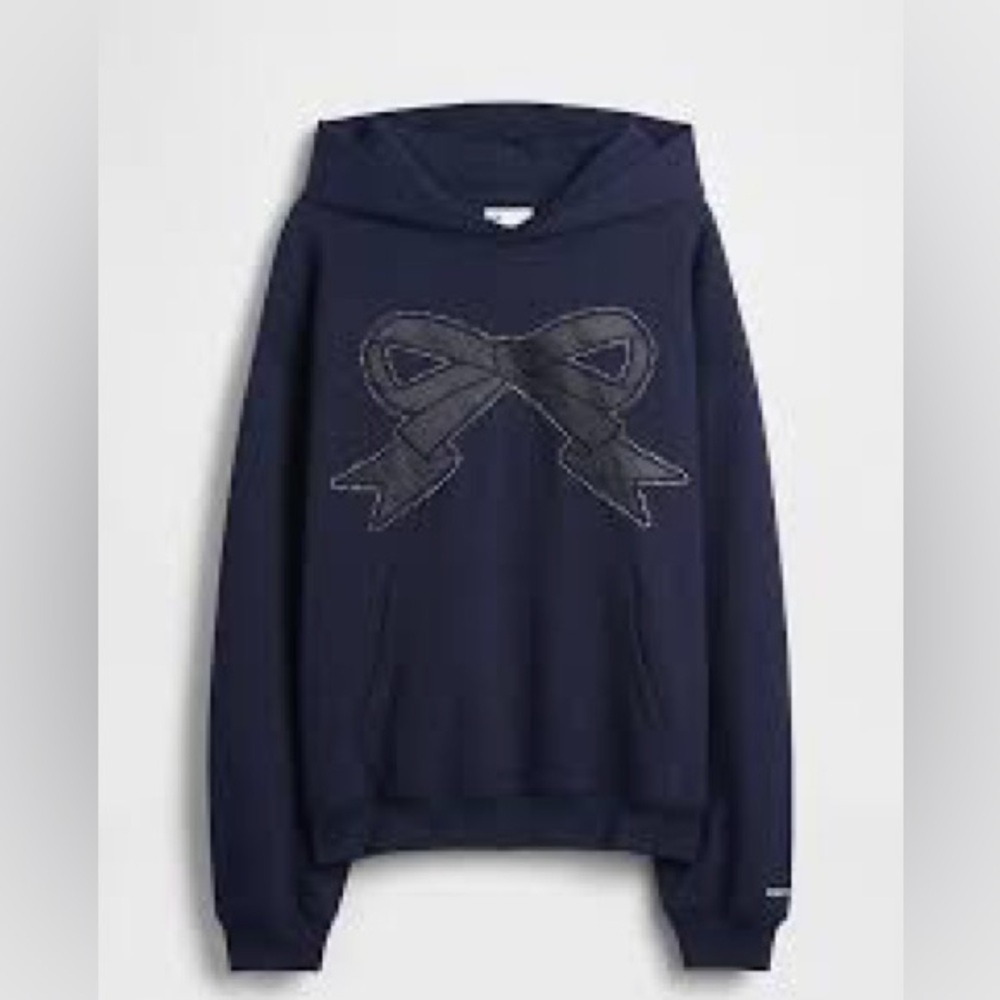 Gap × Sandy Liang Adult Heavyweight Bow Oversized Hoodie